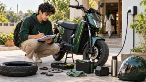 E-Bike Maintenance Cost Checklist for Student Owners visual guide for Punjab e-bike scheme applicants